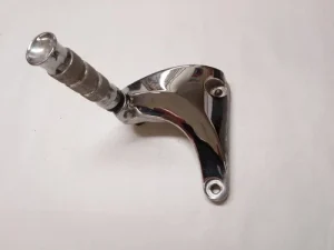 2008 Victory Ness Vegas Jackpot chrome right front footrest with bracket